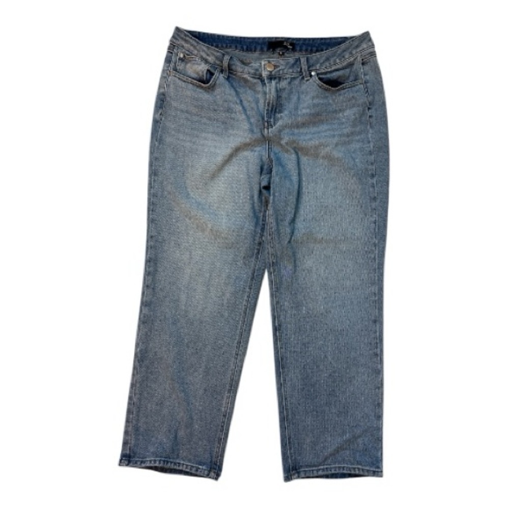 1822 Denim Jeans womens size 16 wide leg crop